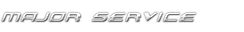 Major Service Package